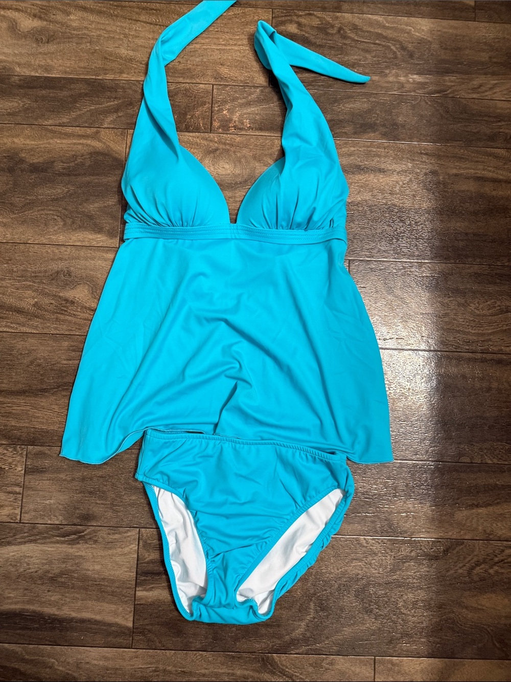VENUS Turquoise Girls Halter One-Piece Swimset